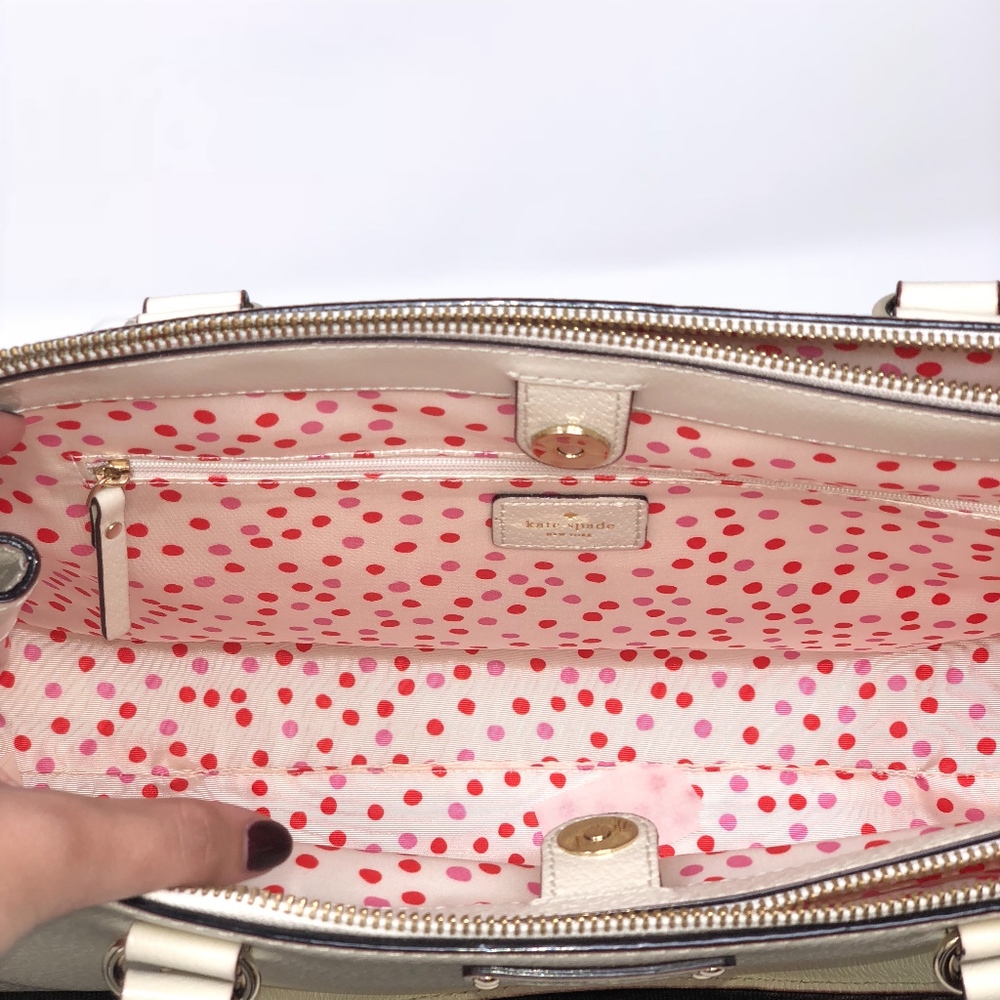 [Kate Spade] Martine Wellesley Cream Leather Bag - Picture 7 of 8